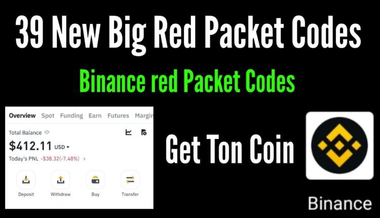 39 New Big Binance Red Packet Codes Today